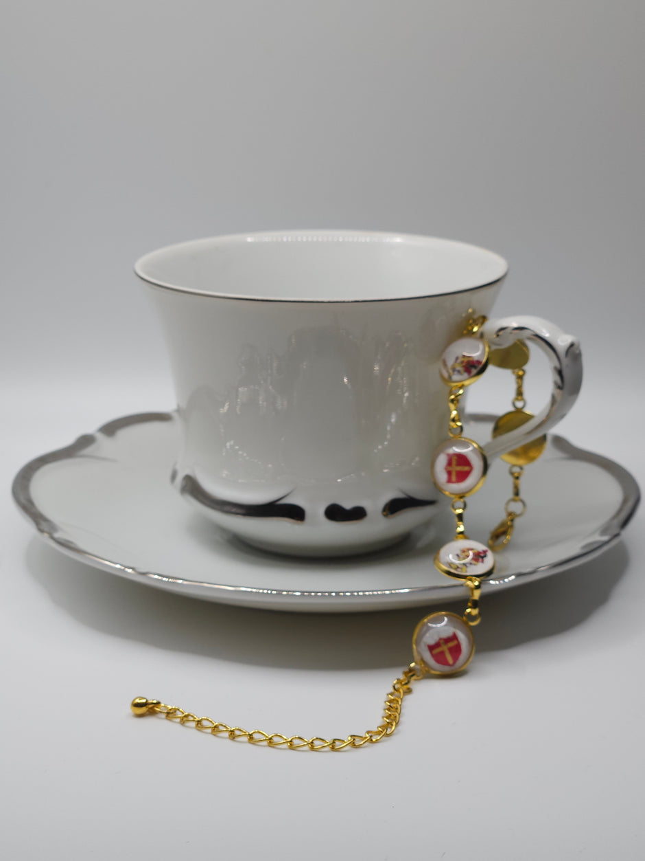 Bezel Chain Bracelet