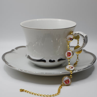 Bezel Chain Bracelet