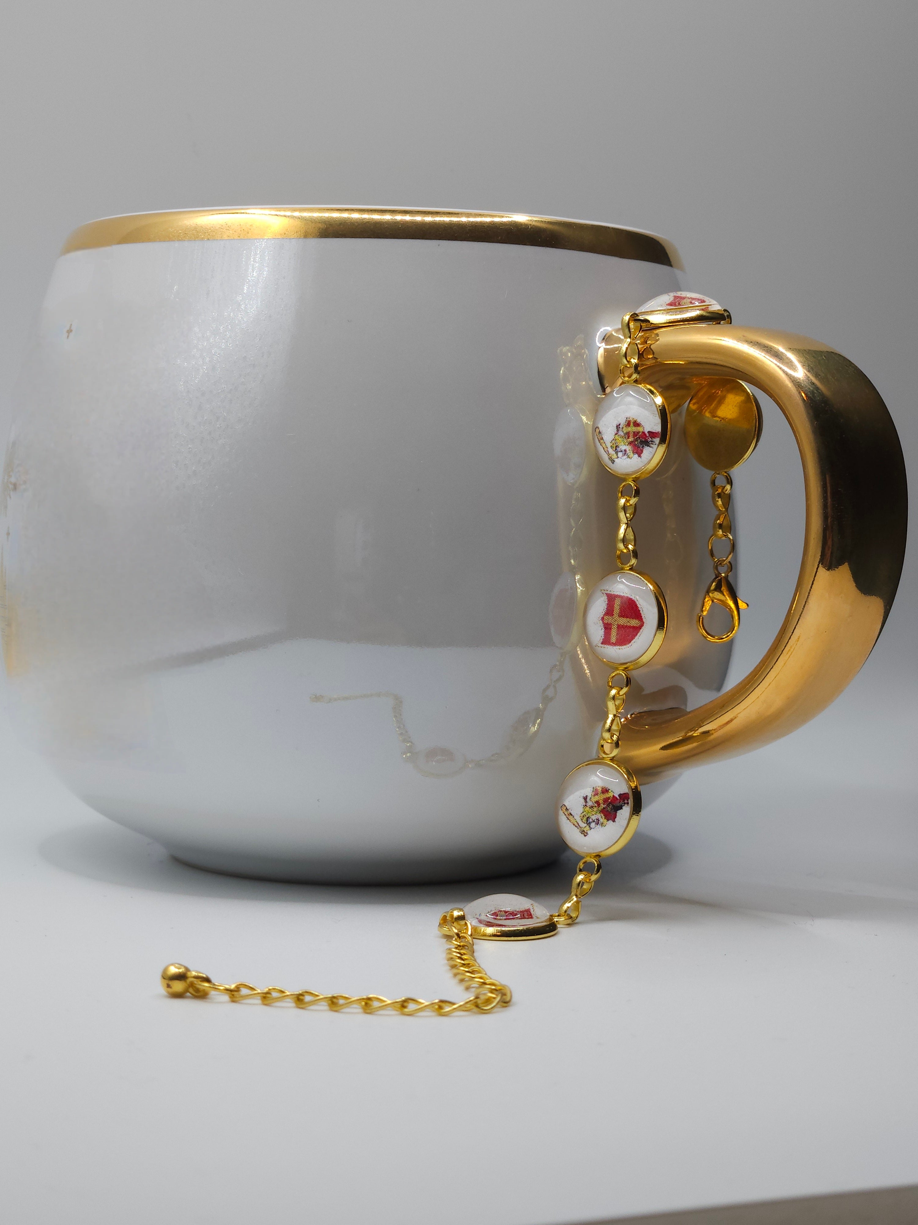 Bezel Chain Bracelet