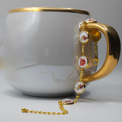 Bezel Chain Bracelet