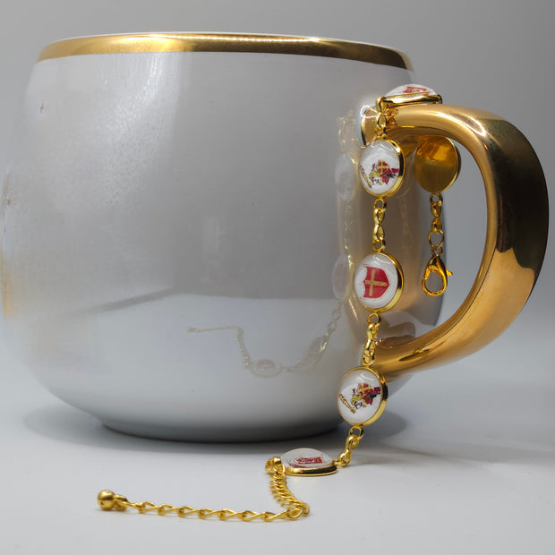 Bezel Chain Bracelet