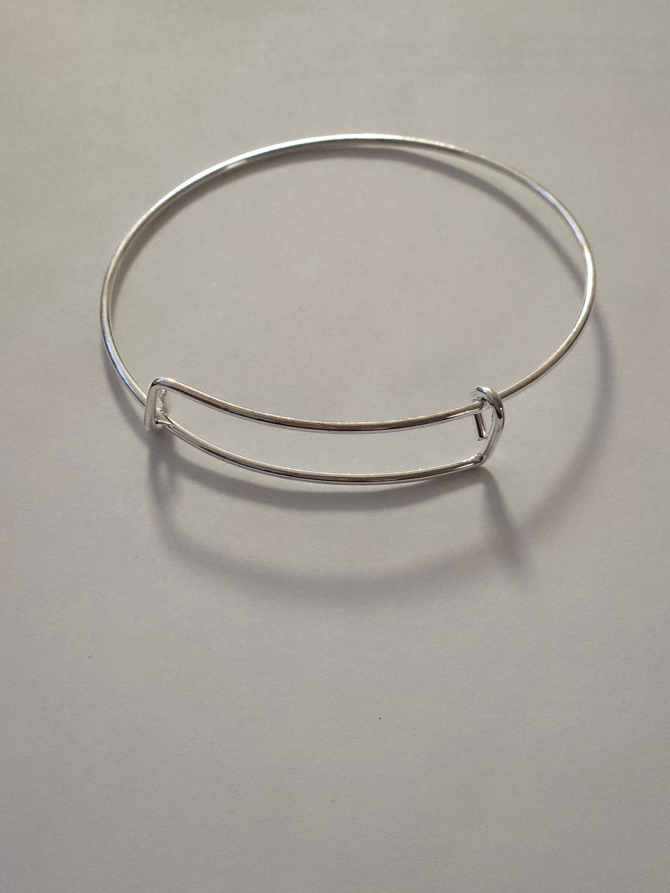 Silver Expandable Bangle