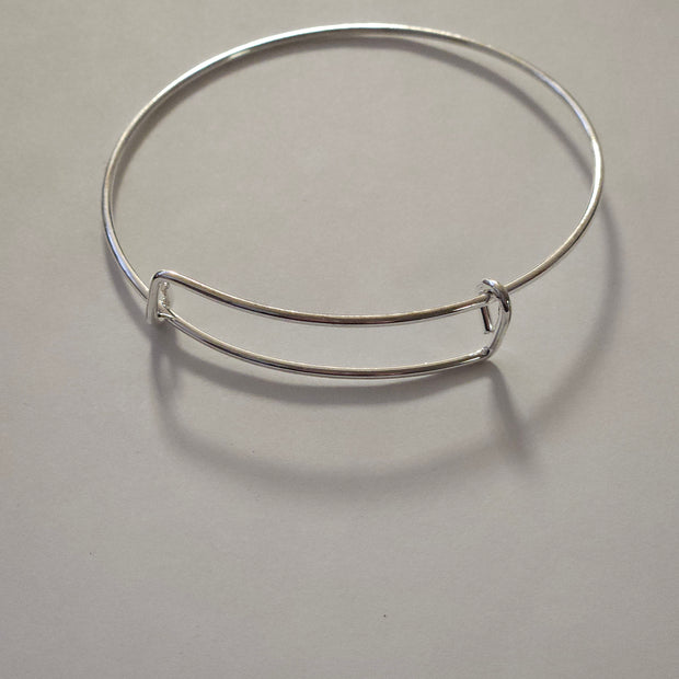Silver Expandable Bangle