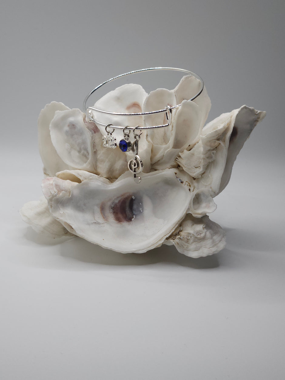 Banks Silver Expandable Bangle