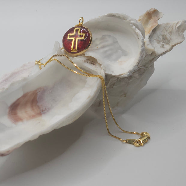Gold Cross Pendant