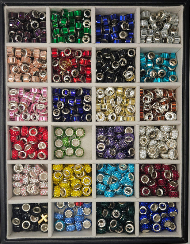Large Hole Colorful Charms